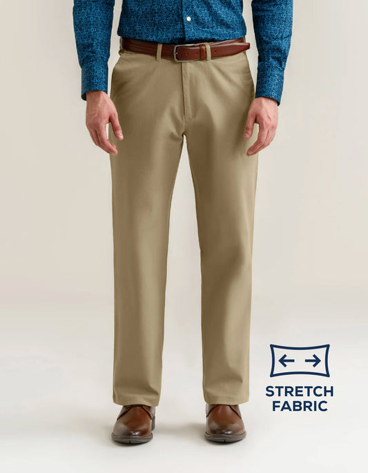 Easy Care Chinos – Khaki