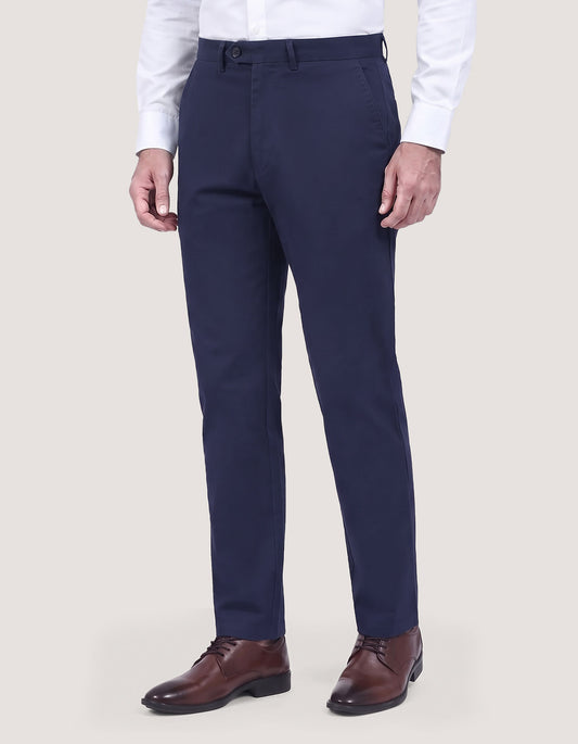 Classy Navy Twill Chinos