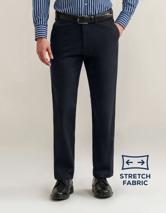 Black Smart Fit Chinos