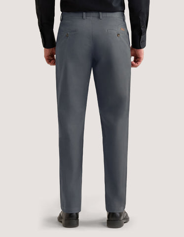 Pantalon chino à poches croisées – Gris
