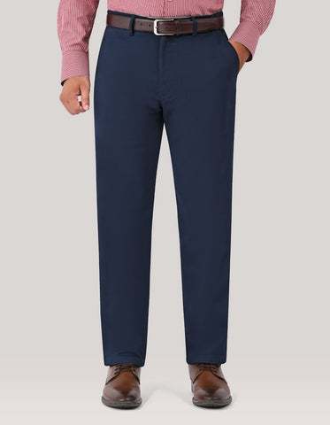Navy Twill Chino Trouser