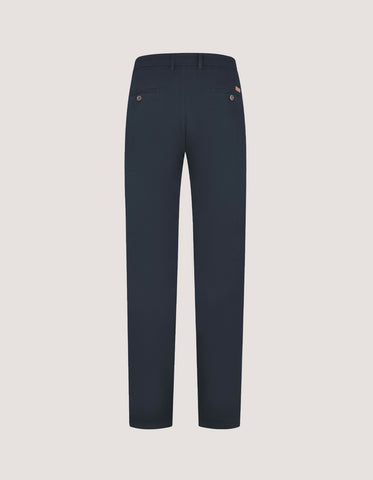 Navy Twill Chino Trousers
