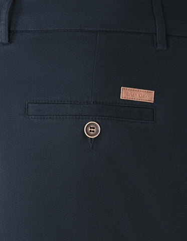 Navy Twill Chino Trousers