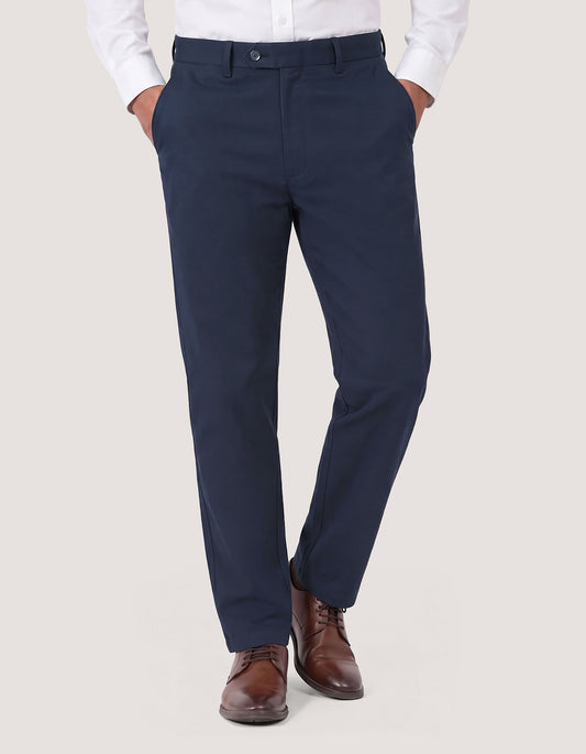 Navy Twill Chino Trouser