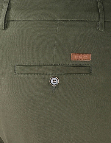 Smart Fit Olive Chino Trousers