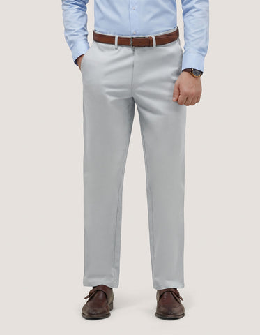 Silver Easy Care Chino Trouser