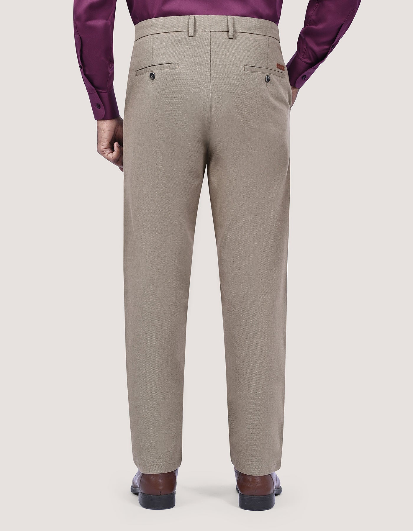 Premium Beige Smart Fit Chinos UK