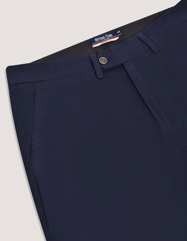 Premium Straight Leg Navy Chinos UK