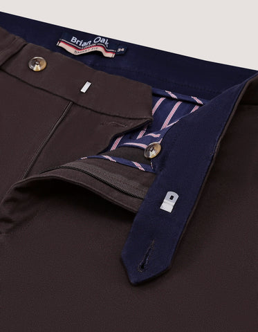 Chocolate Brown Moleskin Chino Trouser