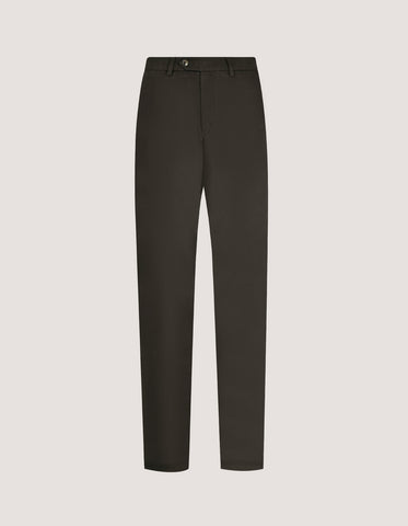 Chocolate Brown Moleskin Chino Trousers
