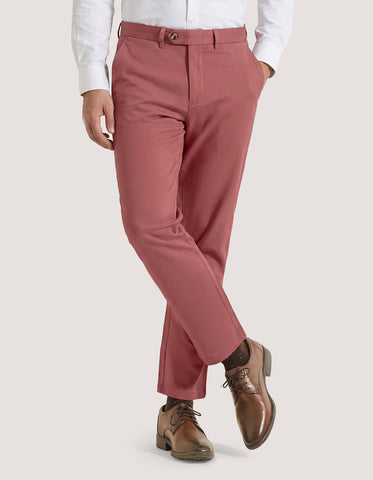 Dusty Pink Chino Trousers