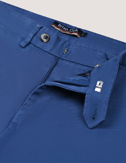 Medium Blue Comfort Chino Trouser