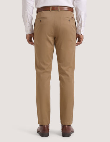Premium Medium Tan Cotton Twill Chinos