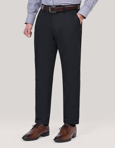 Smart Fit Black Chinos
