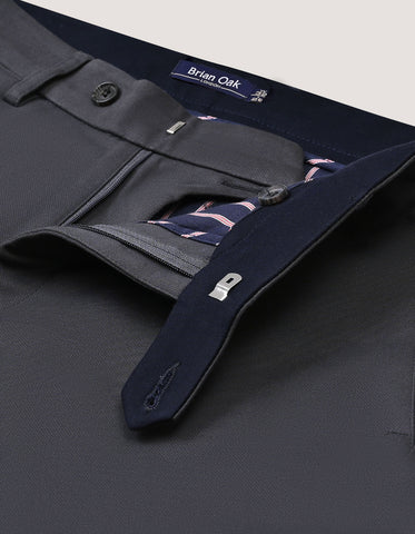 Smart Fit Dark Grey Chinos