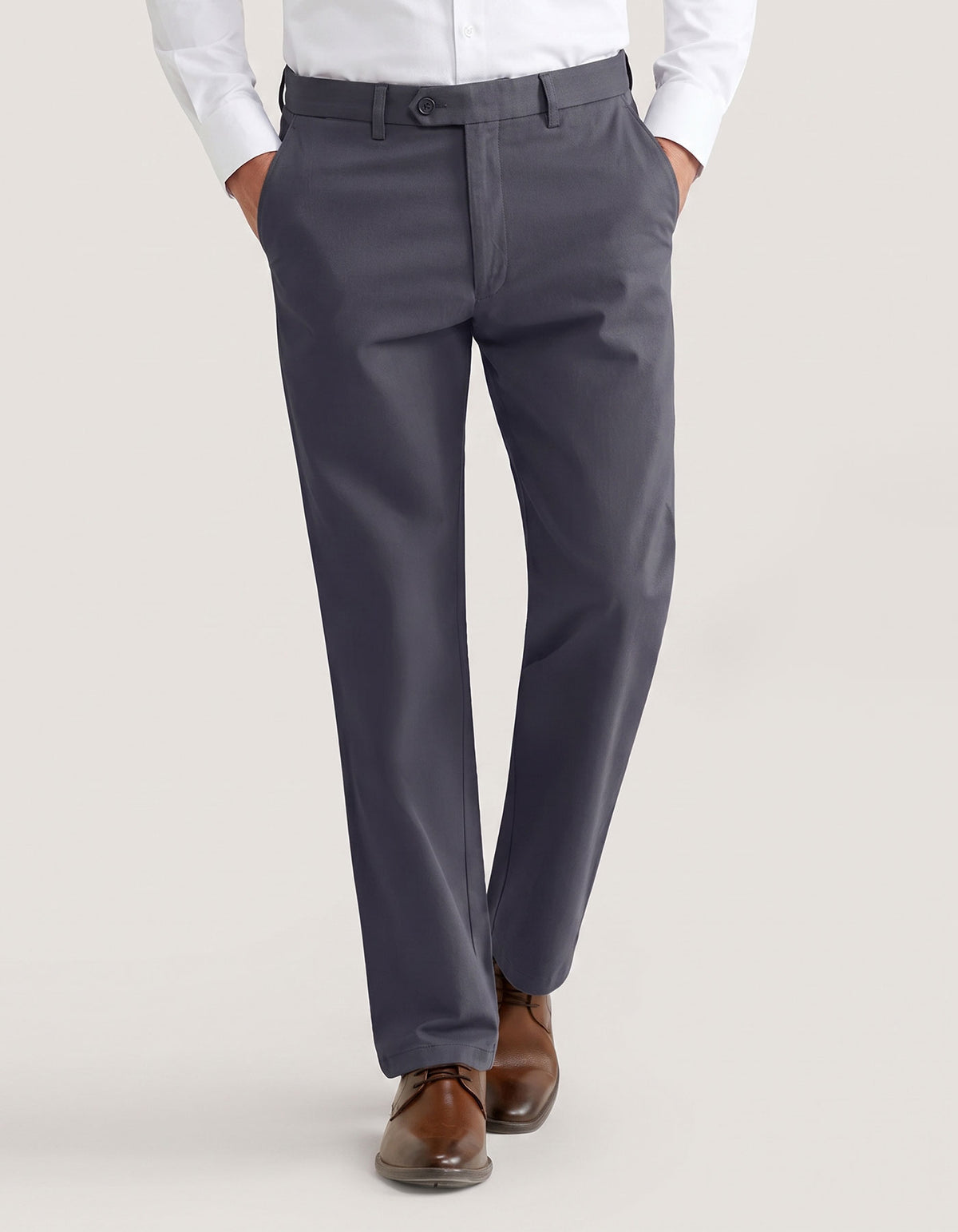 Smart Fit Dark Grey Chinos
