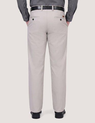 Premium Off-white Cotton Blend Chinos
