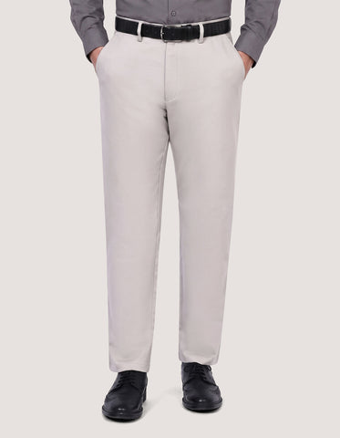 Premium Off-white Cotton Blend Chinos