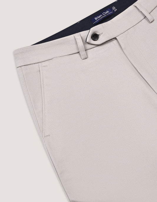 Stone Coloured Smart Fit Chinos