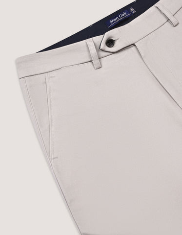 Stone Coloured Smart Fit Chinos