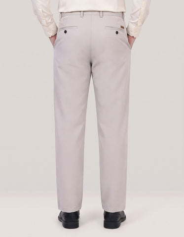 Stone Coloured Smart Fit Chinos