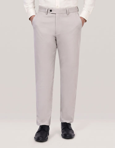 Stone Coloured Smart Fit Chinos