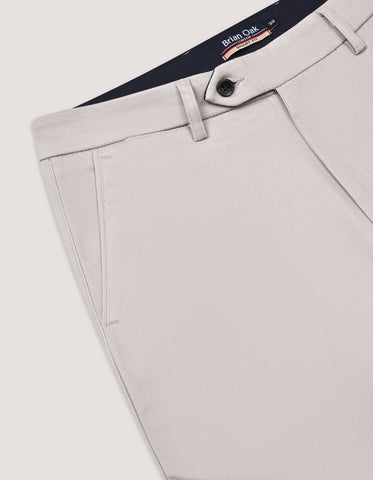 Stone Coloured Smart Fit Chinos