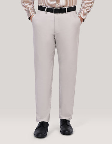 Stone Coloured Smart Fit Chinos