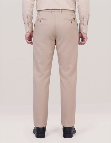 Stone Textured Easy Care Chino Trouser