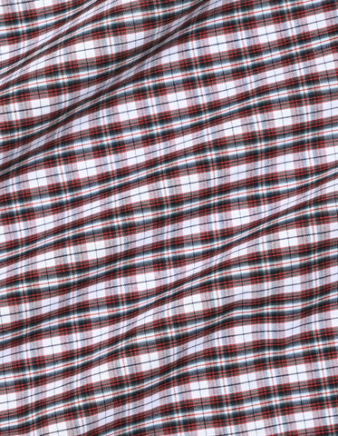 Maroon Smart Fit Casual Check Shirt