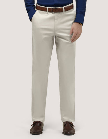 Smart Fit Stone Chino Trousers