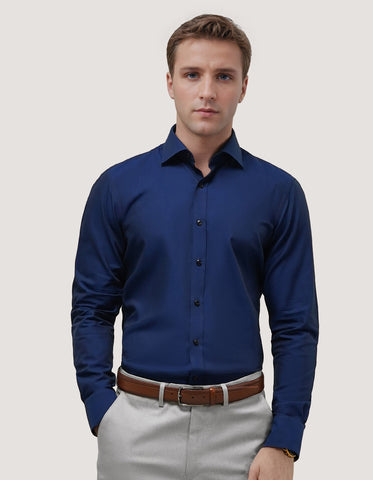 Smart Fit Royal Blue Dress Shirt