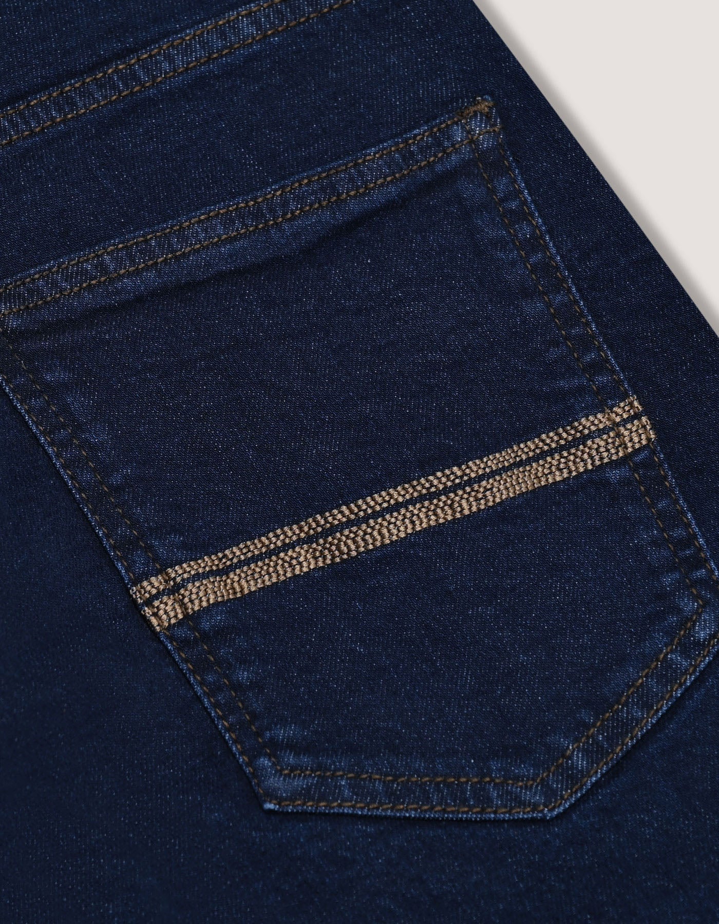 Basic Men’s Denim Jeans - Dark Blue