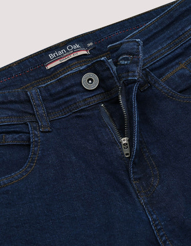 Jean basique pour homme - Bleu foncé