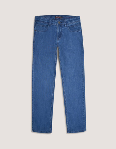 Jean en denim classique bleu clair