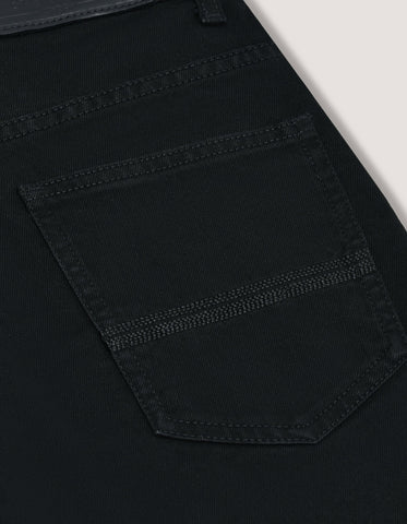 Denim noir extensible confortable