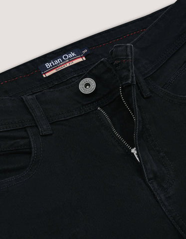 Comfort Stretch Black Denim