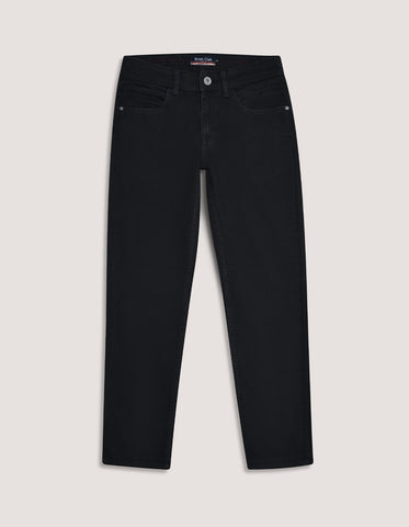 Denim noir extensible confortable