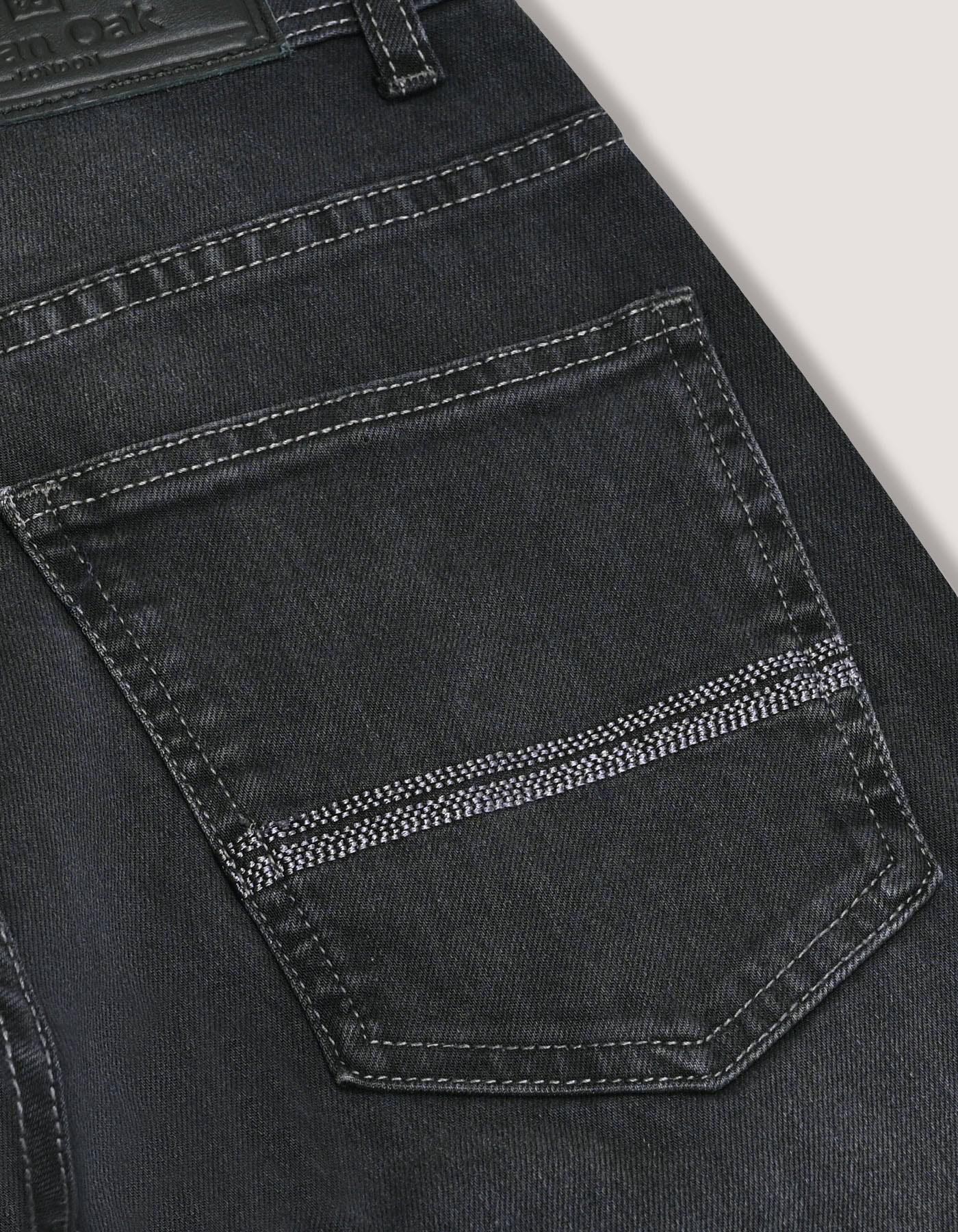 Dark Grey Classic Denim Jeans