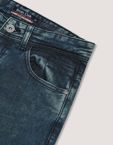 Blue Vintage Classic Jeans - 5 Pocket Stretch
