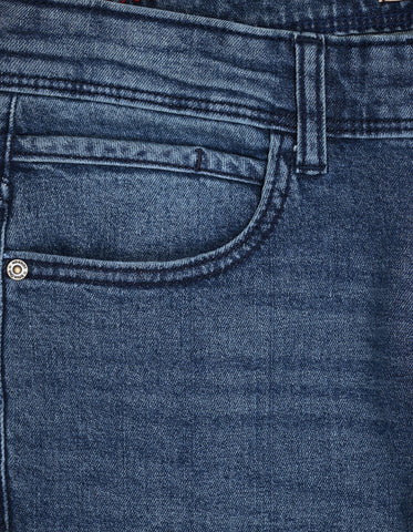Jean en denim teinté vert clair pour homme