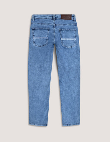 Jean en denim bleu clair Smart Fit