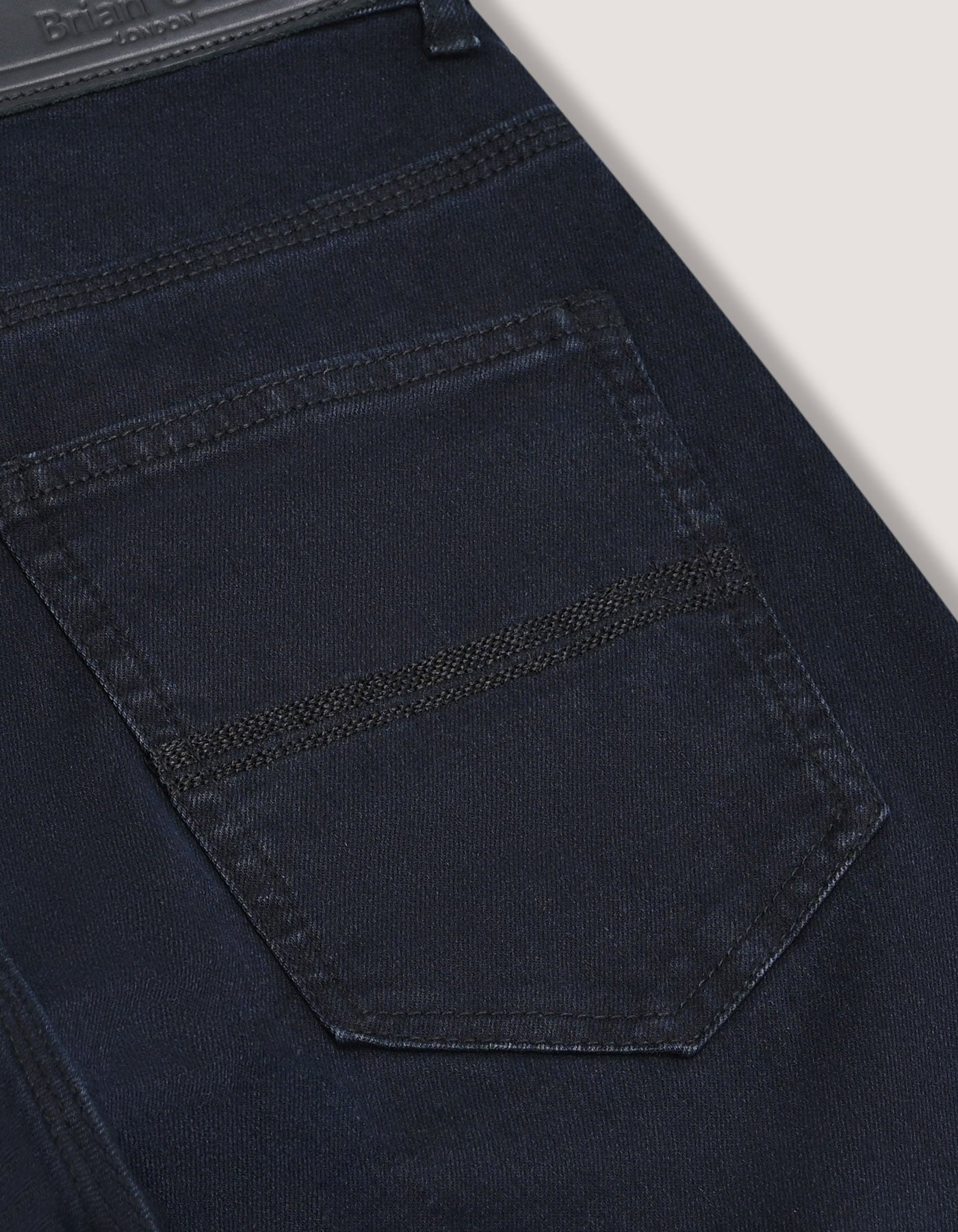 Basic Denim Jeans - Blue Black