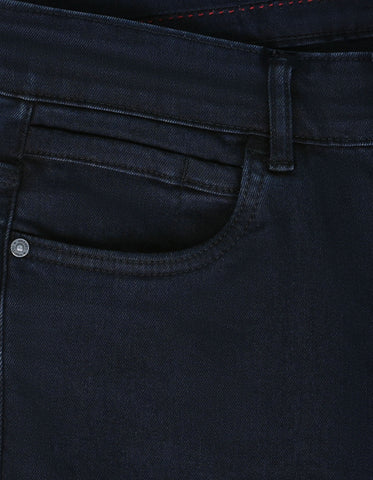 Basic Denim Jeans - Blue Black