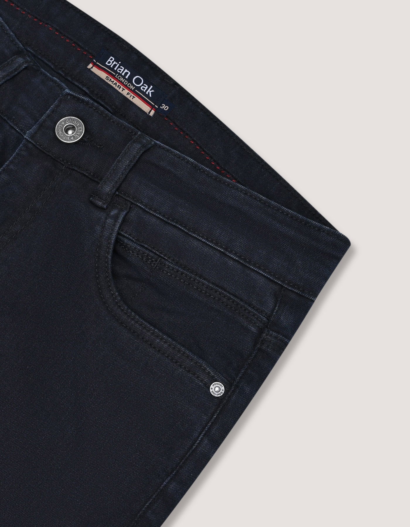 Basic Denim Jeans - Blue Black