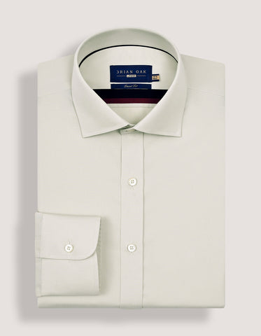 Chemise beige facile à repasser