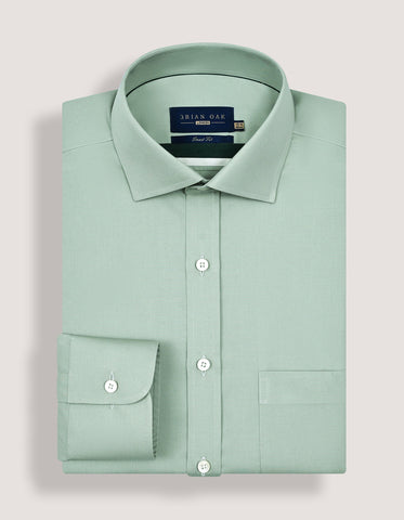 Easy Iron Olive Dress Shirt