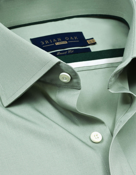 Easy Iron Olive Dress Shirt