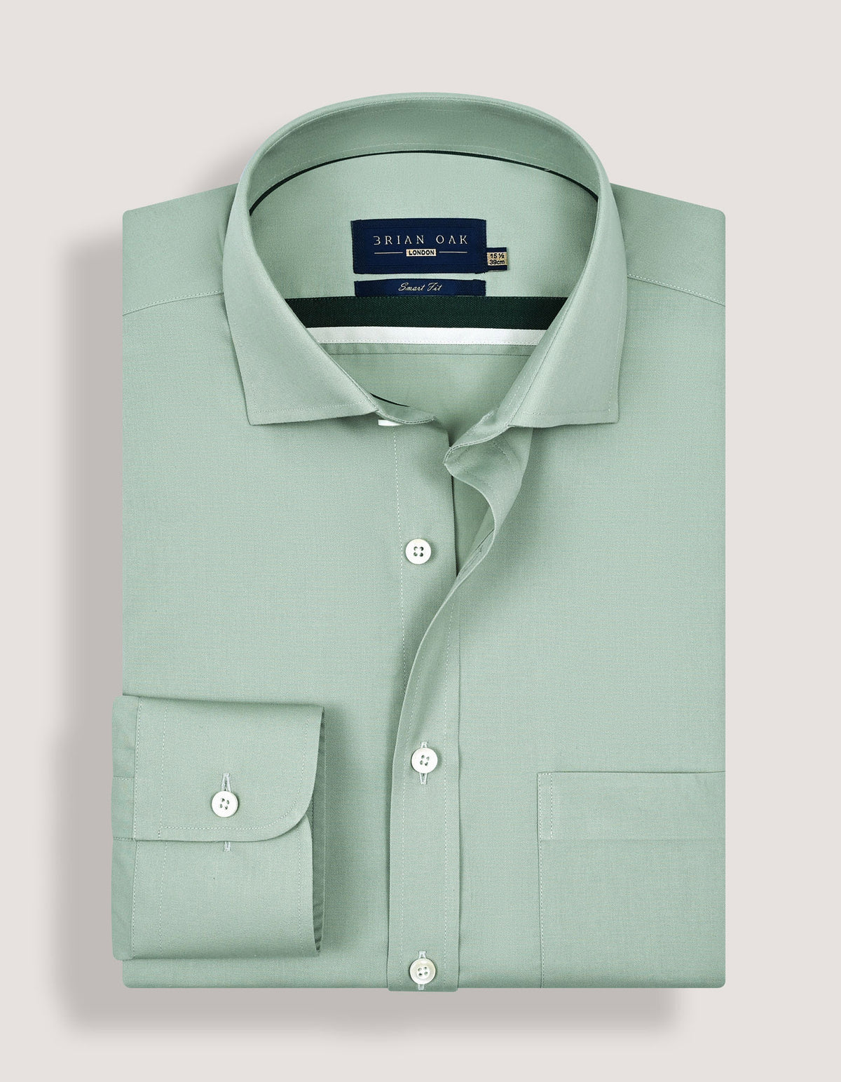 Easy Iron Olive Dress Shirt