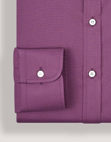 Easy Iron Plum Dress Shirt